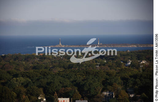 Cap Ann - © Philip Plisson / Plisson La Trinité / AA13596 - Photo Galleries - Cape Ann Twin Lighthouses