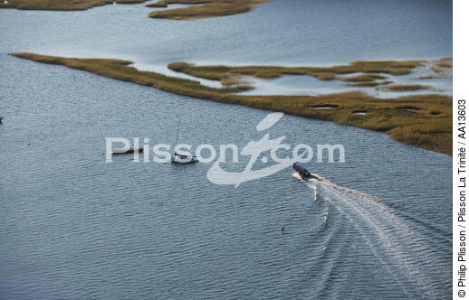 Annisquam River - © Philip Plisson / Plisson La Trinité / AA13603 - Photo Galleries - Massachusetts