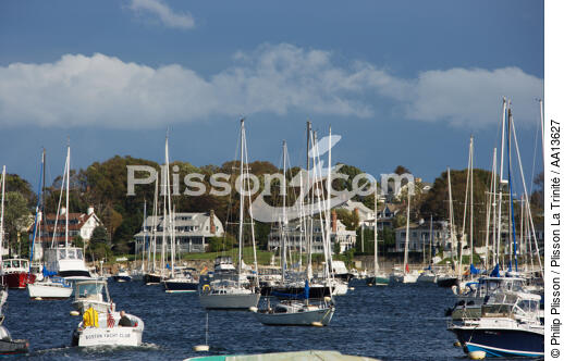 Marblehead dans le Massachusetts. - © Philip Plisson / Plisson La Trinité / AA13627 - Nos reportages photos - Nouvelle Angleterre