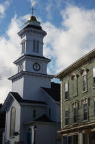 Marblehead in Massachusetts. © Philip Plisson / Plisson La Trinité / AA13631 - Photo Galleries - Church steeple