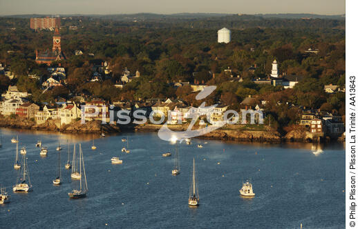 Marblehead dans le Massachusetts. - © Philip Plisson / Plisson La Trinité / AA13643 - Nos reportages photos - Nouvelle Angleterre