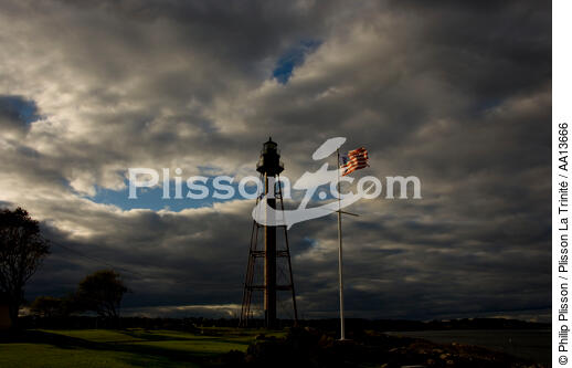 Marblehead Neck light - © Philip Plisson / Plisson La Trinité / AA13666 - Photo Galleries - Lighthouse [Massachusetts]