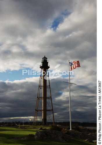Marblehead Neck light - © Philip Plisson / Plisson La Trinité / AA13667 - Nos reportages photos - Ville [Massachusetts]