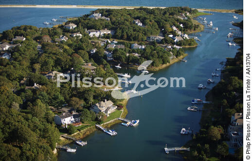 Popponesset Bay in Massachusetts. - © Philip Plisson / Plisson La Trinité / AA13704 - Photo Galleries - New England