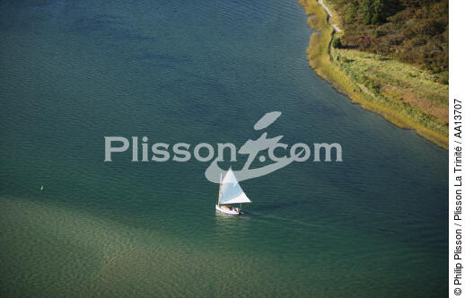 Popponesset Bay in Massachusetts. - © Philip Plisson / Plisson La Trinité / AA13707 - Photo Galleries - Massachusetts
