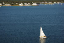 Sailing boat in Massachusetts. © Philip Plisson / Plisson La Trinité / AA13734 - Photo Galleries - New England