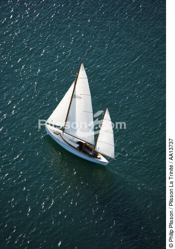 Sailing boat in Massachusetts. - © Philip Plisson / Plisson La Trinité / AA13737 - Photo Galleries - New England