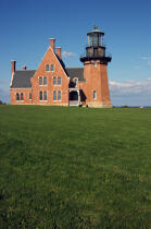 Block Island Southeast Light in Rhode Island. © Philip Plisson / Plisson La Trinité / AA13771 - Photo Galleries - American Lighthouses