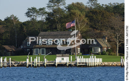 Fisher Island dans l'état de New York. - © Philip Plisson / Plisson La Trinité / AA13782 - Nos reportages photos - Drapeau