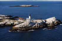 Isles of Shoals Light in New Hampshire. © Philip Plisson / Pêcheur d’Images / AA13797 - Photo Galleries - American Lighthouses