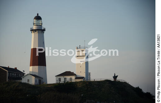 Montauk Point Light. - © Philip Plisson / Plisson La Trinité / AA13821 - Photo Galleries - Lighthouse [New York]