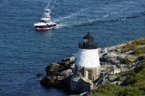 Newport in the state of the Rhode Island. © Philip Plisson / Pêcheur d’Images / AA13823 - Photo Galleries - American Lighthouses