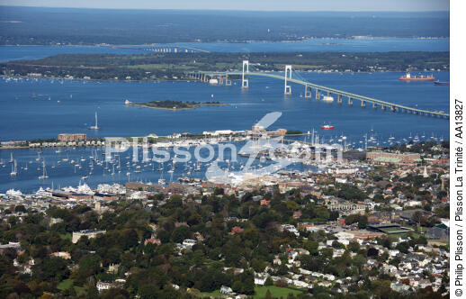 Newport in the state of the Rhode Island. - © Philip Plisson / Plisson La Trinité / AA13827 - Photo Galleries - New England