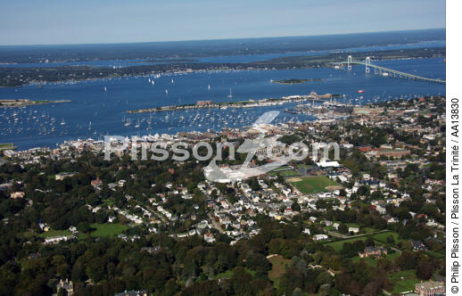 Newport in the state of the Rhode Island. - © Philip Plisson / Plisson La Trinité / AA13830 - Photo Galleries - New England
