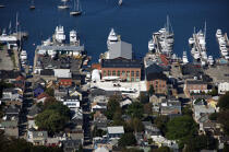 Newport dans l'état du Rhode Island. © Philip Plisson / Plisson La Trinité / AA13833 - Nos reportages photos - Rhode Island