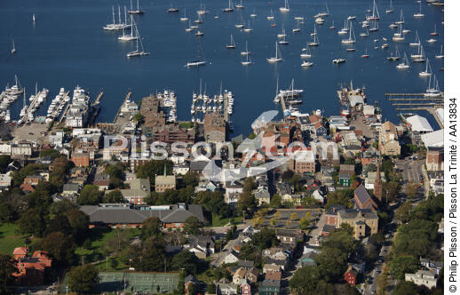 Newport in the state of the Rhode Island. - © Philip Plisson / Plisson La Trinité / AA13834 - Photo Galleries - New England