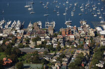 Newport dans l'état du Rhode Island. © Philip Plisson / Plisson La Trinité / AA13834 - Nos reportages photos - Newport