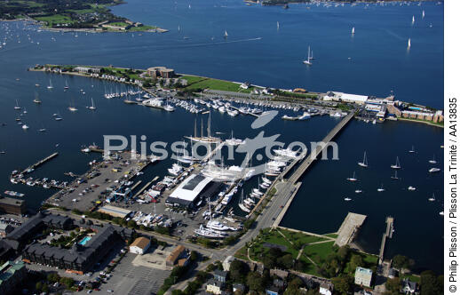 Newport in the state of the Rhode Island. - © Philip Plisson / Plisson La Trinité / AA13835 - Photo Galleries - New England