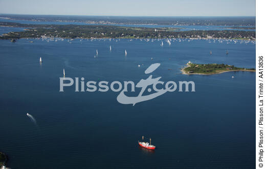Newport in the state of the Rhode Island. - © Philip Plisson / Plisson La Trinité / AA13836 - Photo Galleries - New England