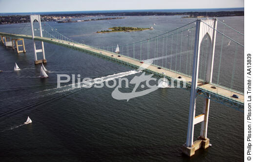 Newport in the state of the Rhode Island. - © Philip Plisson / Plisson La Trinité / AA13839 - Photo Galleries - Bridge