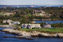 Newport in the state of Rhode Island. © Philip Plisson / Plisson La Trinité / AA13858 - Photo Galleries - Town [Rhode Island]