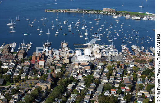 Newport in the state of Rhode Island. - © Philip Plisson / Plisson La Trinité / AA13862 - Photo Galleries - Town [Rhode Island]