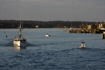 Point Judith Harbour dans l'état du Rhode Island. © Philip Plisson / Plisson La Trinité / AA13866 - Nos reportages photos - Rhode Island