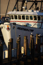Point Judith Harbour dans l'état du Rhode Island. © Philip Plisson / Plisson La Trinité / AA13872 - Nos reportages photos - Elément d'un bateau