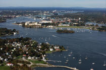 Portsmouth dans l'état du New Hampshire. © Philip Plisson / Plisson La Trinité / AA13877 - Nos reportages photos - Etats-Unis