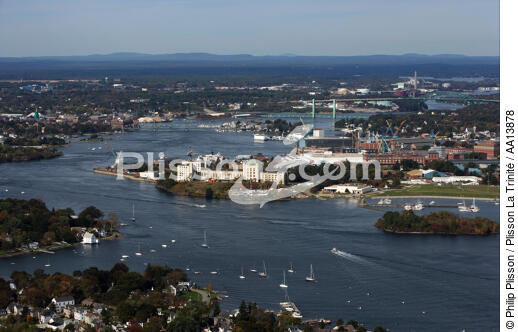 Portsmouth dans l'état du New Hampshire. - © Philip Plisson / Plisson La Trinité / AA13878 - Nos reportages photos - Nouvelle Angleterre