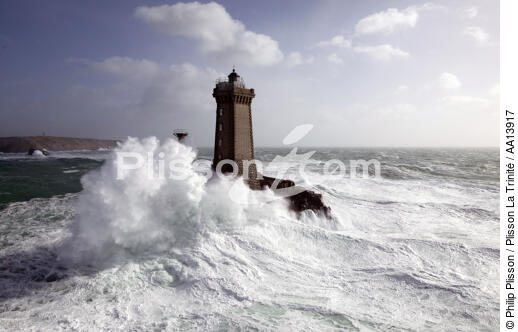 Tempête sur la côte bretonne. - © Philip Plisson / Plisson La Trinité / AA13917 - Nos reportages photos - Tempêtes