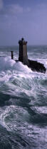 Storm on Vieille lighthouse. © Philip Plisson / Plisson La Trinité / AA13944 - Photo Galleries - Storms