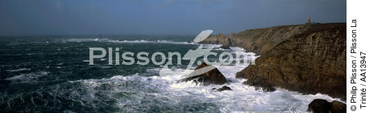 Coup de vent sur la Pointe du Raz - © Philip Plisson / Plisson La Trinité / AA13947 - Nos reportages photos - Vieille [La]