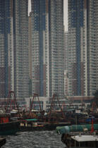 Dans le port d'Aberdeen à Hong Kong. © Philip Plisson / Plisson La Trinité / AA13994 - Nos reportages photos - Hong Kong