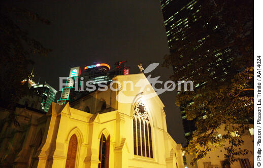 Hong Kong by night. - © Philip Plisson / Plisson La Trinité / AA14024 - Nos reportages photos - Moment de la journée