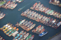 Dans le port d'Aberdeen à Hong Kong. © Philip Plisson / Plisson La Trinité / AA14033 - Nos reportages photos - Aberdeen [Hong Kong]