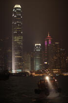 Hong Kong by night. © Philip Plisson / Plisson La Trinité / AA14042 - Nos reportages photos - Moment de la journée