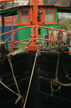 Bateau de pêche à Aberdeen. © Philip Plisson / Plisson La Trinité / AA14055 - Nos reportages photos - Elément d'un bateau
