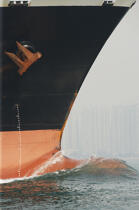 Etrave de bateau à Hong Kong. © Philip Plisson / Plisson La Trinité / AA14056 - Nos reportages photos - Porte-conteneurs, la démesure