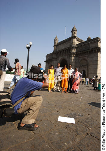 Le Gateaway of India à Bombay. - © Philip Plisson / Plisson La Trinité / AA14070 - Nos reportages photos - Inde