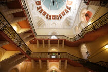 Hotel à Bombay. © Philip Plisson / Plisson La Trinité / AA14074 - Nos reportages photos - Escalier