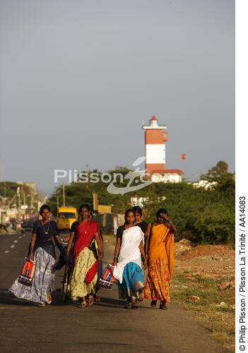 Le Cap Comorin en Inde. - © Philip Plisson / Plisson La Trinité / AA14083 - Nos reportages photos - Femme