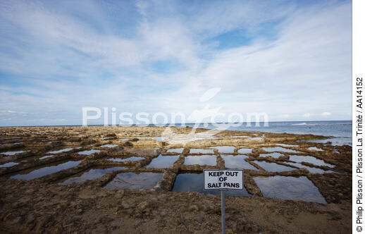 Salines sur l'île de Gozo à Malte. - © Philip Plisson / Plisson La Trinité / AA14152 - Nos reportages photos - Malte
