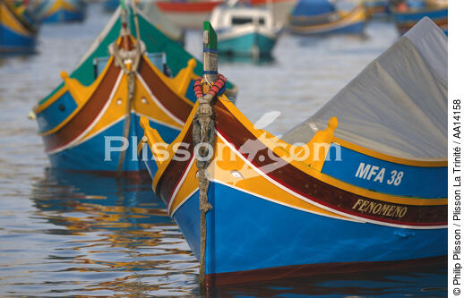 boats in Malta. - © Philip Plisson / Plisson La Trinité / AA14158 - Photo Galleries - Colours of Malta