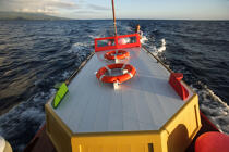 Bateau de pêche aux açores. © Philip Plisson / Plisson La Trinité / AA14160 - Nos reportages photos - Les îles de Faial et Pico aux Açores