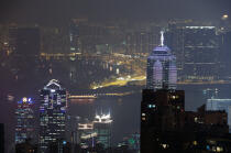 Hong Kong la nuit. © Philip Plisson / Plisson La Trinité / AA14167 - Nos reportages photos - Moment de la journée
