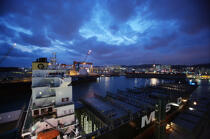 The harbour city of Ulsan in South Korea. © Philip Plisson / Plisson La Trinité / AA14175 - Photo Galleries - Night
