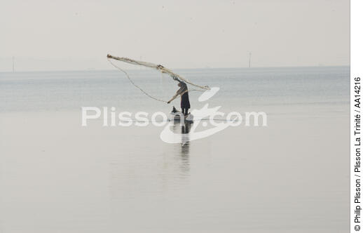 Pêche dans le Kerala, Inde. - © Philip Plisson / Plisson La Trinité / AA14216 - Nos reportages photos - Inde