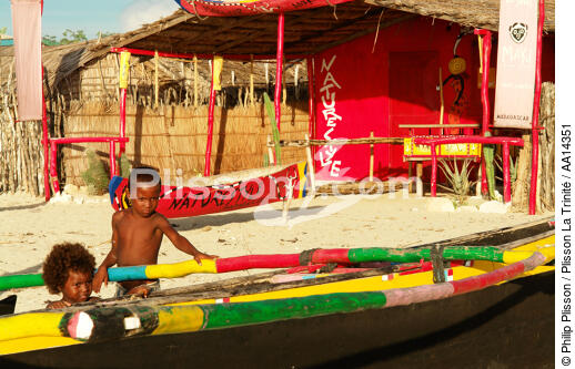 Anakao - Madagascar. - © Philip Plisson / Plisson La Trinité / AA14351 - Nos reportages photos - Cabane
