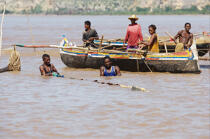 Anakao - Madagascar. © Philip Plisson / Plisson La Trinité / AA14400 - Photo Galleries - Rowing boat
